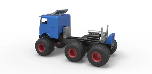 Diecast Monster truck 6x6 Scale 1:25 — Фото 9 из 31