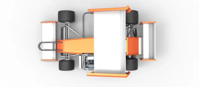 Supermodified front engine Winged race car V3 Scale 1:25 — Фото 11 из 31