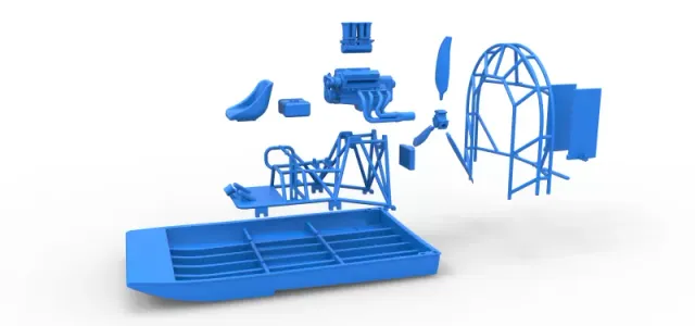 Drag racing Airboat Scale 1:25 — Image 25 of 31
