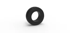 Tractor front tire 4 Scale 1:25