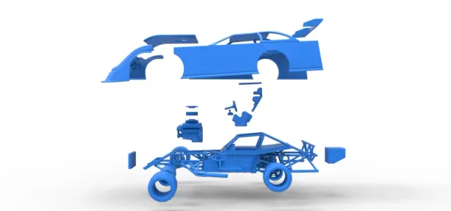 Super Dirt Late model for Pavement Scale 1:25 — Image 29 of 31