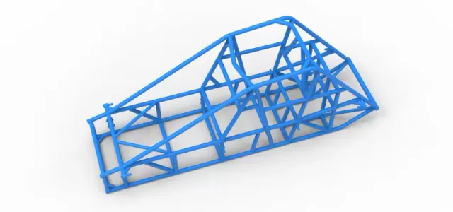 Frame of Experimental Pavement Silver Crown Car V2 Scale 1:25 — Фото 2 из 16