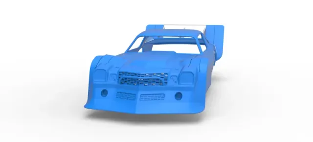 Shell of Vintage Dirt late model Race car Version 3 Scale 1:25 — Фото 5 из 19