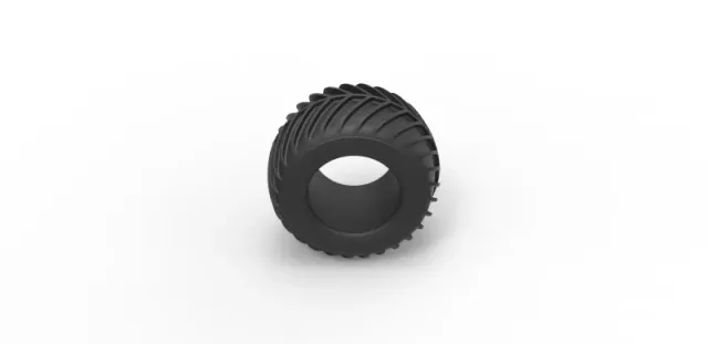 Diecast Dune buggy rear tire 24 Scale 1:25 — Image 6 of 9
