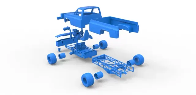 Diecast pulling truck 4wd Scale 1:25 — Фото 28 из 30