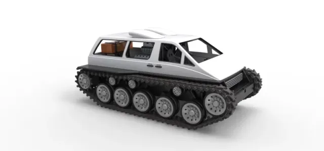 Vintage Monster tank Version 6 Scale 1:25 — Image 20 of 30