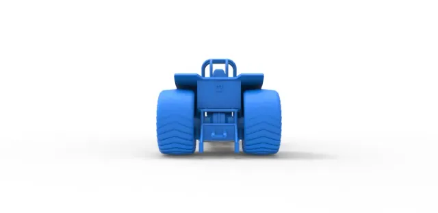 Diecast Mini Rod pulling tractor with V12 engine Scale 1 to 25 — Фото 23 из 31