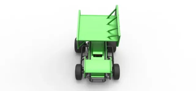 Diecast Winged Sprint car Scale 1:25 — Image 8 of 30