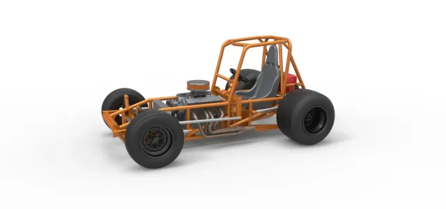 Vintage Sprint car Base Version 2 Scale 1:25 — Фото 30 из 30