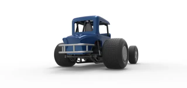 Vintage Sprint car Version 2 Scale 1:25 — Фото 19 из 31