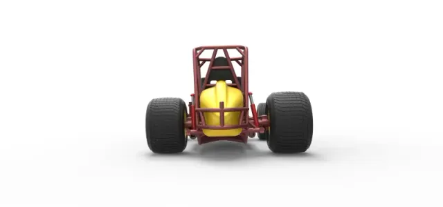 Vintage Sprint car Base Scale 1:25 — Фото 16 из 30