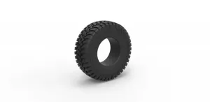 Diecast Trophy truck tire Scale 1 to 10