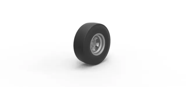 Rear wheel of vintage dragster Scale 1:25 — Фото 2 из 12