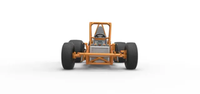 Vintage Sprint car Base Version 2 Scale 1:25 — Фото 7 из 30