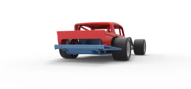 Vintage Asphalt Modified stock car V9 Scale 1:25 — Фото 19 из 29