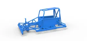 Frame of New Zealand Ministock car Scale 1:25