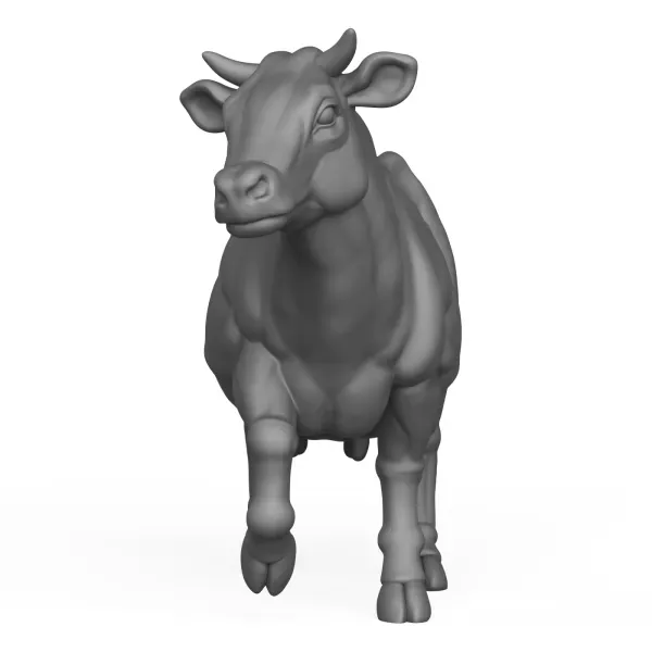 3D Printable Cow Walking Pose — Фото 2 из 6