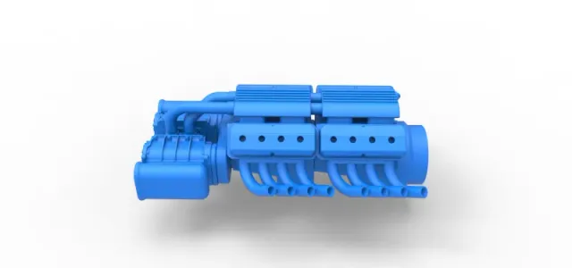 Diecast engine 2 V8 Version 7 Scale 1:25 — Фото 9 из 20