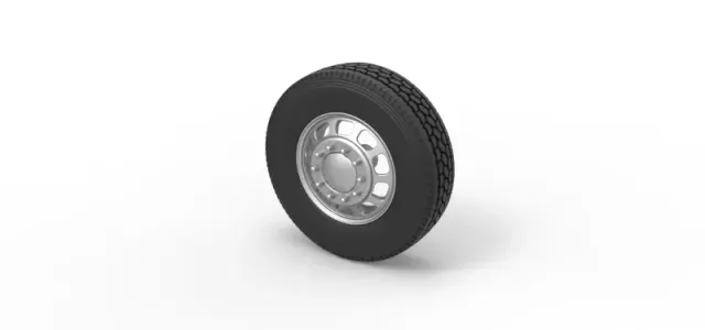 Diecast Front custom wheel of semi truck Version 3 Scale 1:25 — Фото 7 из 12