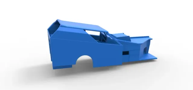 Shell of Vintage Dirt Modified stock car Version 7 Scale 1:25 — Фото 13 из 28
