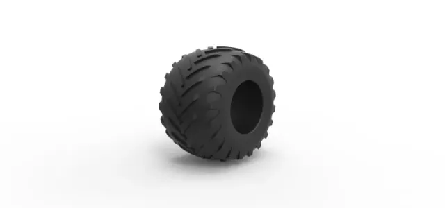 Diecast Monster Jam tire 29 Scale 1:25 — Image 2 of 9