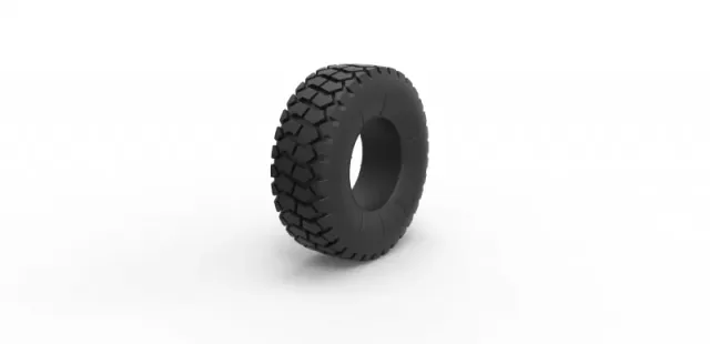 Diecast military truck tire 2 Scale 1 to 25 — Фото 2 из 8