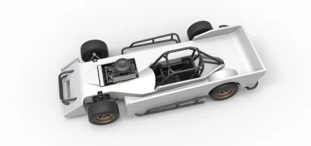 Small Block Supermodified race car Scale 1:25 — Image 4 of 31