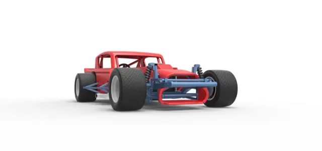 Vintage Asphalt Modified stock car V9 Scale 1:25 — Фото 27 из 29
