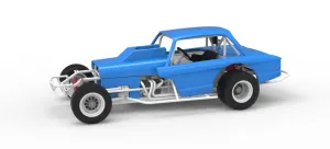 Vintage Dirt Modified stock car Version 10 Scale 1:25