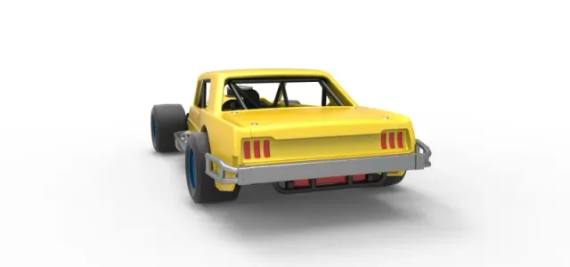 Vintage Asphalt Modified stock car V8 Scale 1:25 — Фото 14 из 30