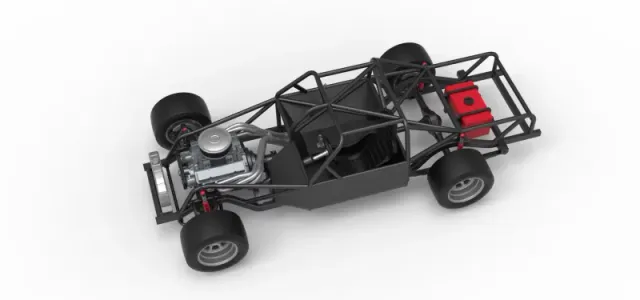 Vintage Asphalt Modified stock car Base V7 Scale 1:25 — Image 4 of 24