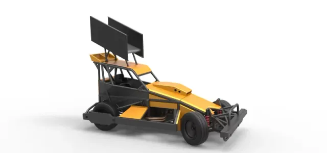 New Zealand Superstock car while turning Version 4 Scale 1:25 — Фото 24 из 29