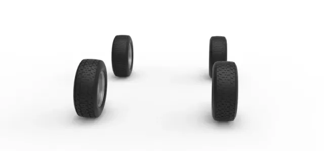 Wheel Set of Mod Lite Race car Scale 1:25 — Image 3 of 12