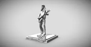 Alex Lifeson - Rush 3D printing