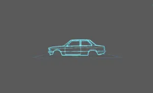 BMW - Serie 3 E21 1975 Wall Art