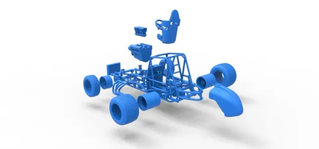 Vintage Sprint car Base Scale 1:25 — Фото 30 из 30