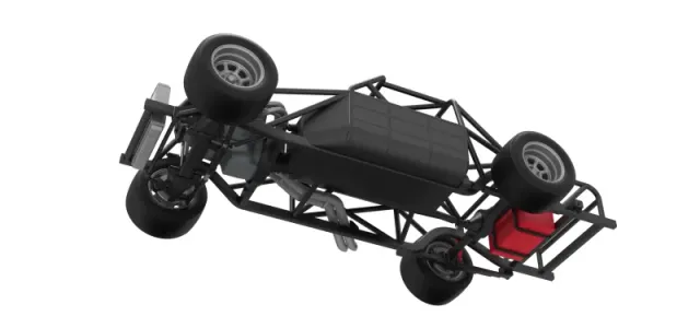 Vintage Asphalt Modified stock car Base V7 Scale 1:25 — Image 3 of 24