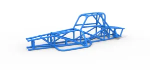 Frame of Supermodified front engine race car V4 Scale 1:25
