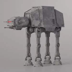 3D Star Wars AT-AT model