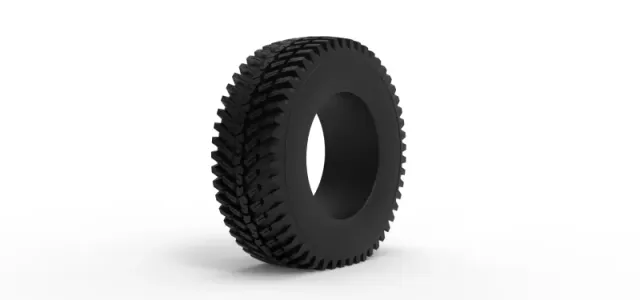 Tractor tire deflated Scale 1:25 — Фото 2 из 10
