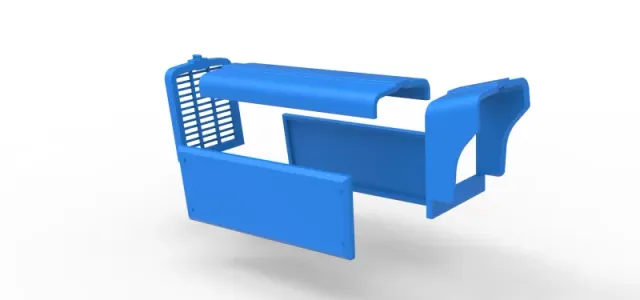 Hood of Pulling tractor Version 8 Scale 1:25 — Фото 17 из 18