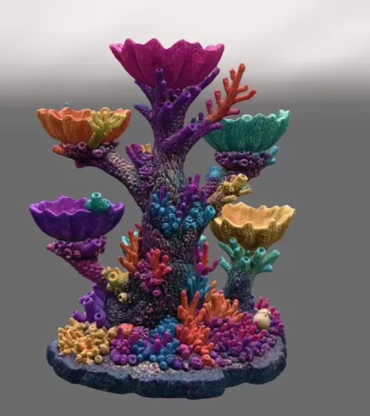 Colorful Coral Reef Tree Organizer STL File for 3D Print — Фото 11 из 17