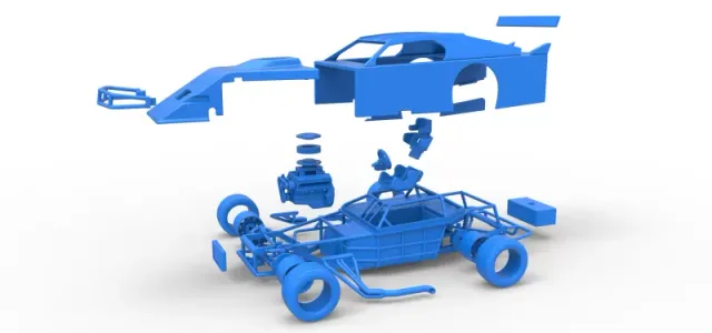 Asphalt Modified stock car Version 3 Scale 1:25 — Image 28 of 31