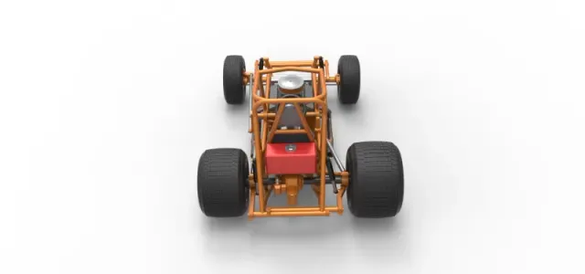 Vintage Sprint car Base Version 2 Scale 1:25 — Фото 17 из 30