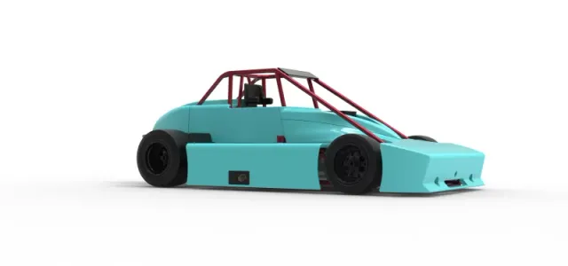 Experimental Pavement Silver Crown Car Version 3 Scale 1:25 — Фото 25 из 30