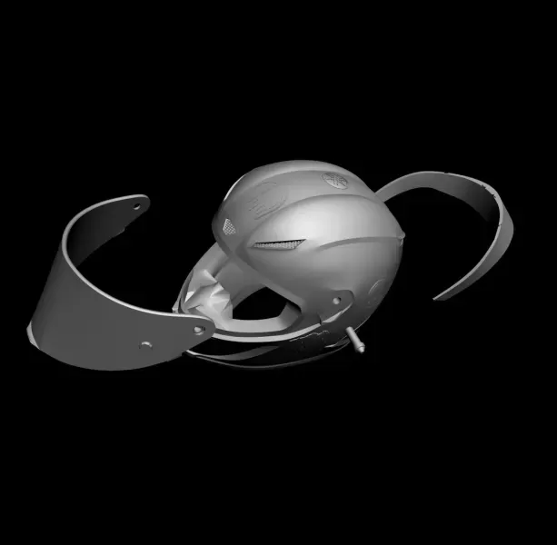 MotoGP Champion Valentino Rossi Helmet 3D Print Model — Image 6 of 8