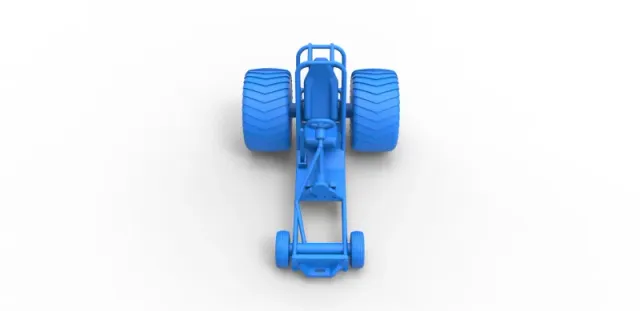 Diecast Chassis of Mini Rod pulling tractor Scale 1 to 25 — Фото 16 из 31