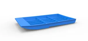Hull of Drag racing Airboat Scale 1:25