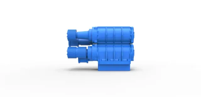 Diecast double Supercharger Scale 1 to 25 — Image 6 of 13