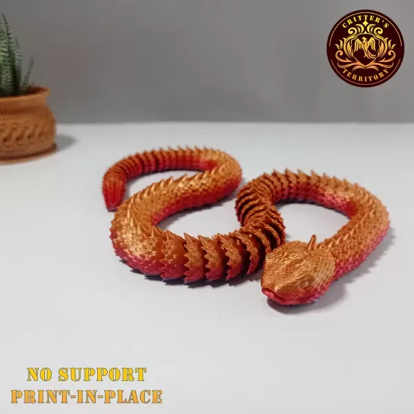 Articulated Spiky Viper Snake — Фото 4 из 5